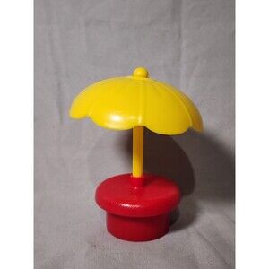 Fisher Price Little People Red Yellow Umbrella Table Replacement House Village P